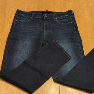 Liverpool Women's Slim Boyfriend Jeans. Dark Blue.